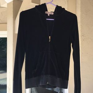 Juicy Couture Black Velour Size M